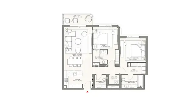 Beachfront Living | Park View | 2 BR thumbnail 34