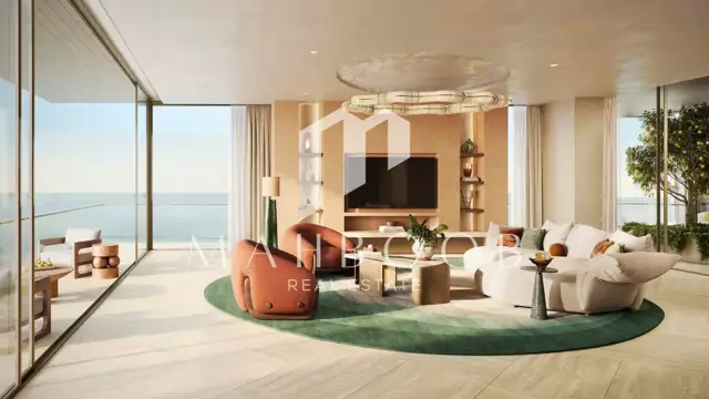 3 BR + Maid | Luxurious | Beach and Sea View thumbnail 4