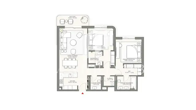 Park View | 2 BR | Private Beach Access thumbnail 34