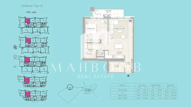 Urgent Sale | 6.8% Below OP | 1 BR + Storage in Bluewaters Building 2 thumbnail 9