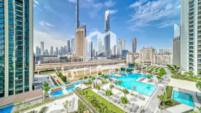 Luxury 2BR | Full Burj & Pool View | Furnished