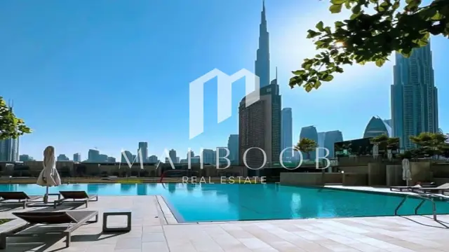 Luxury 2BR | Full Burj & Pool View | Furnished thumbnail 22