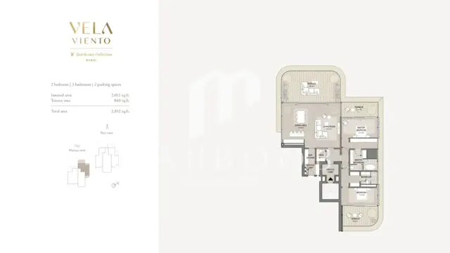 Urgent Sale | 17.4% Below OP | 2 BR in Vela Viento thumbnail 8