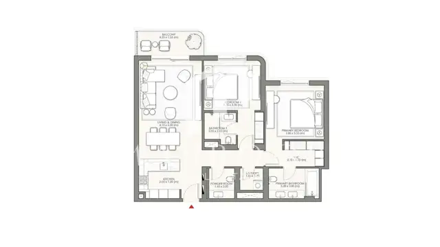 Beachfront Living | 2 BR | Park View thumbnail 34