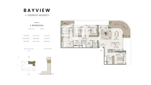 Urgent Sale | 23.6% Below OP | 4 BR + Maid in Bayview Tower 1 thumbnail 9