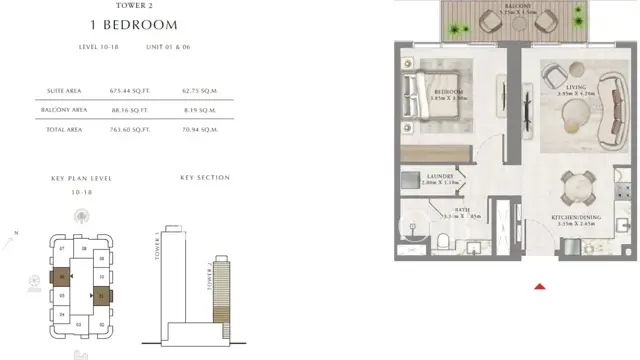 Urgent Sale | 14.2% Below OP | 1 BR in Seapoint Tower 2 thumbnail 8