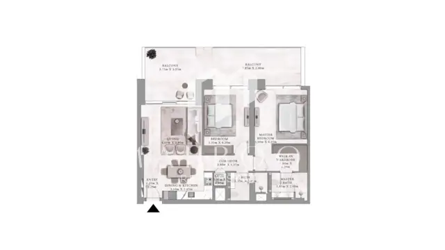 Urgent Sale | 6.3% Below OP | 2 BR in Palace Residences Creek Blue thumbnail 10