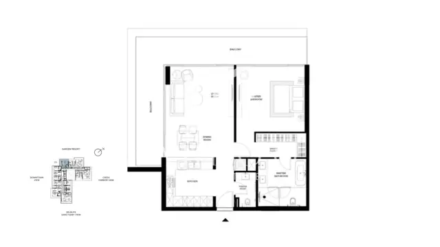 Urgent Sale | 6.2% Below OP | 1 BR in Keturah Resort G1 thumbnail 12