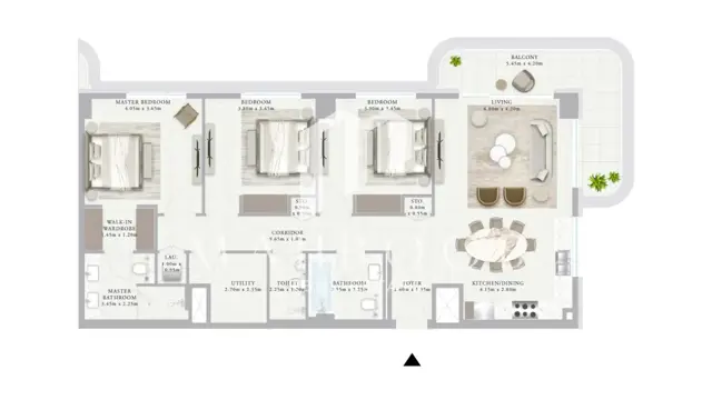 Urgent Sale | 9.2% Below OP | 3 BR in Ocean Star Building 2 thumbnail 9