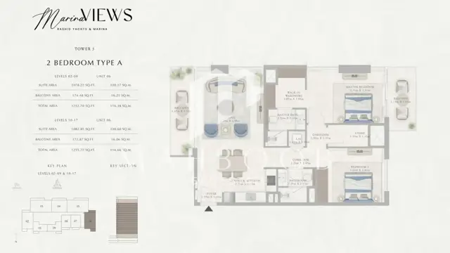 Urgent Sale | 11.2% Below OP | 2 BR in Marina Views Tower 3 thumbnail 10