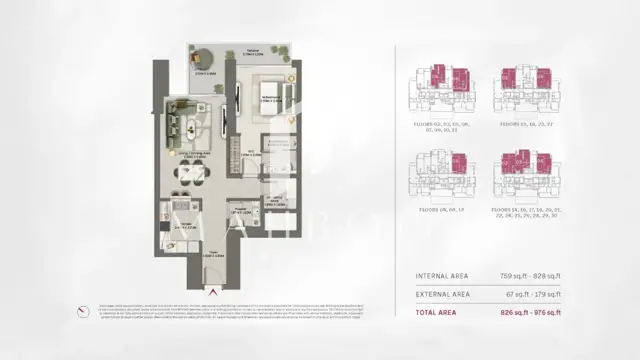 Urgent Sale | 11% Below OP | Post Handover Payment Plan | 1 BR in Amwa Aria thumbnail 8